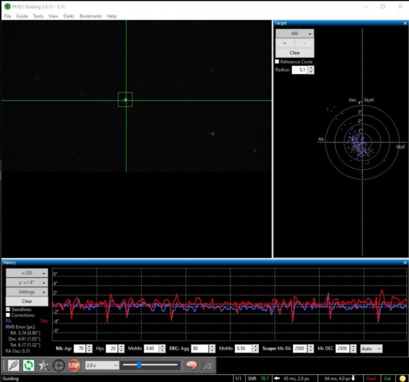 PegasusAstro NYX-101 montáž s harmonickým převodem