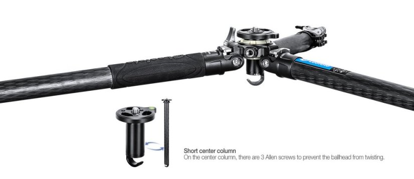 Leofoto - karbonový stativ Manba LV-323C (15kg/165cm)