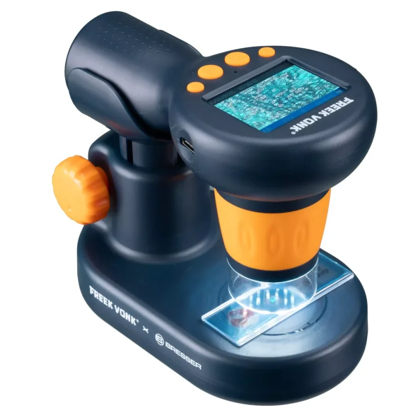 FREEK VONK x BRESSER dětský digitální mikroskop s 2" LCD