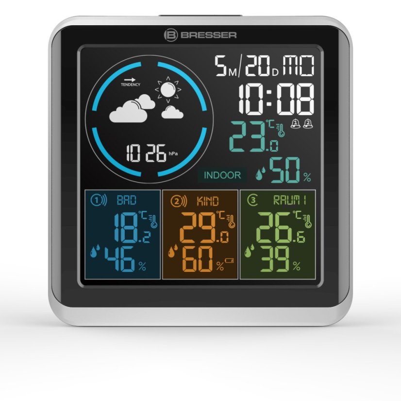 BRESSER meteostanice Quadro Individio
