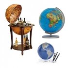 Globusy barové i stolní, zeměpisné i astronomické