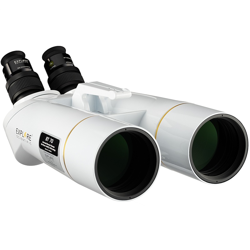 EXPLORE SCIENTIFIC BT-70 SF Giant Binocular with 62° LER Eyepieces 20mm