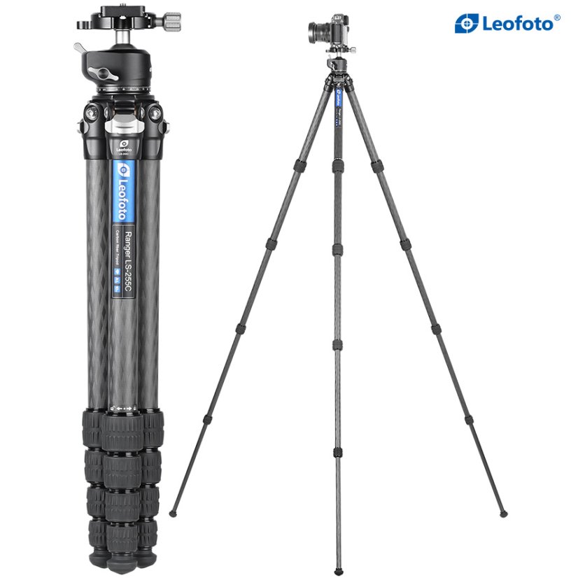 Leofoto - karbonový stativ Ranger LS-255 + kulová hlava LH-30 (8kg/179cm)