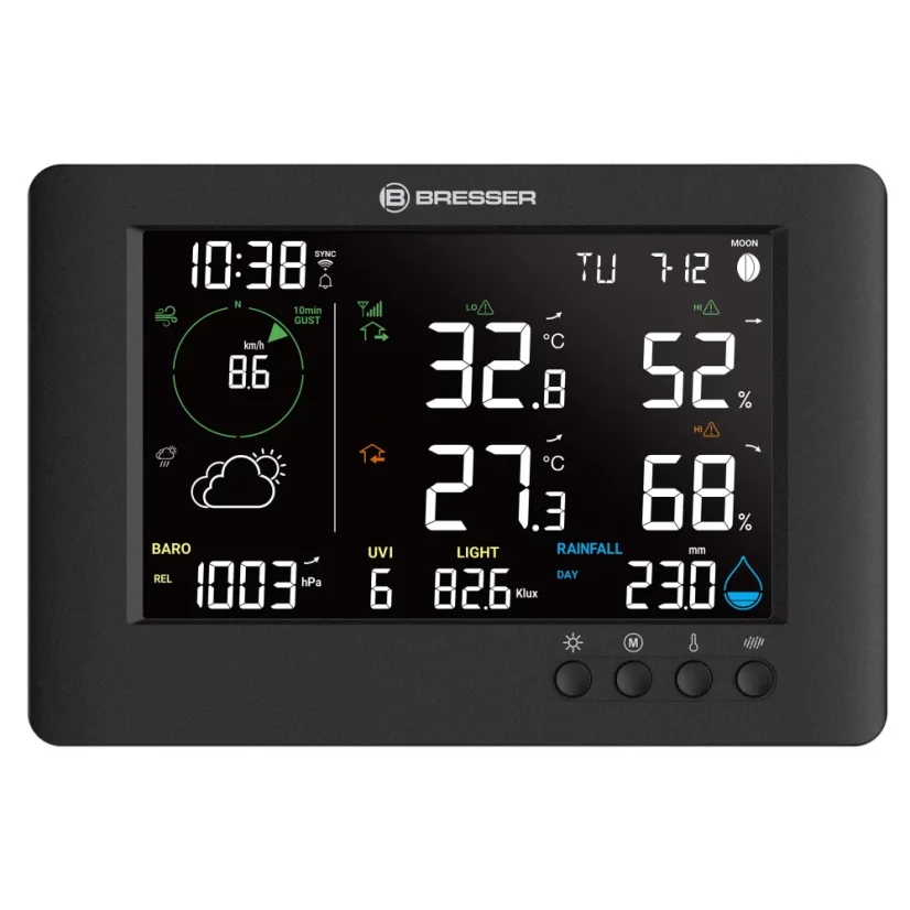 BRESSER Wi-Fi TB 7-in-1 RC Meteostanice