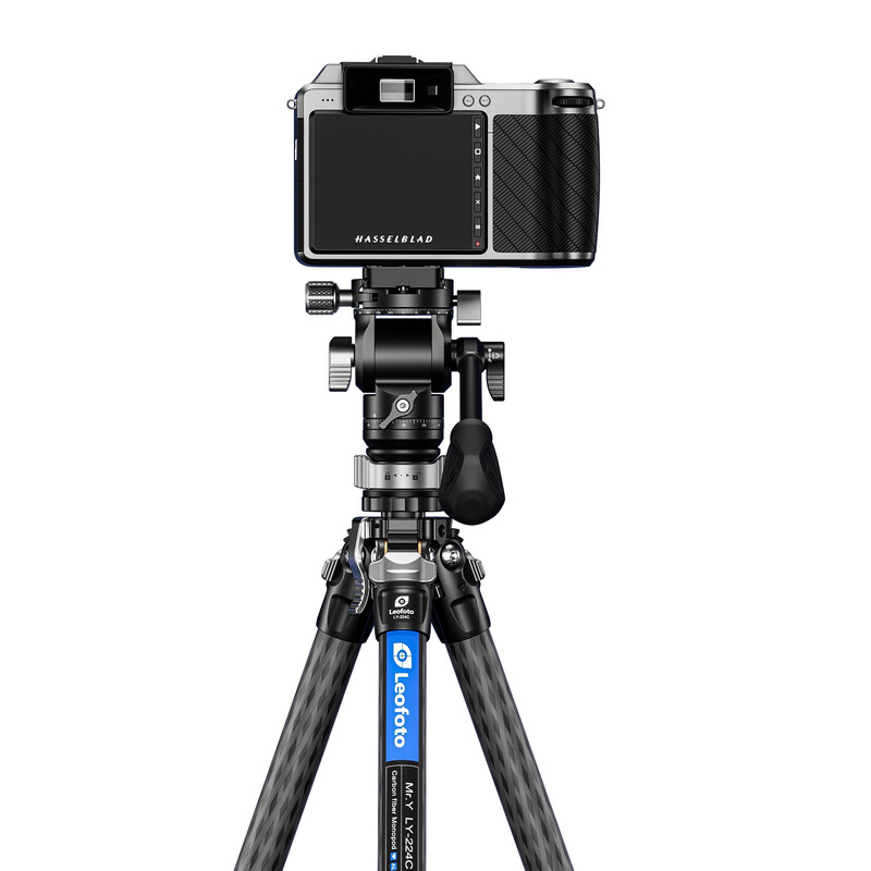 Leofoto - karbonový stativ Mr.Y L224 + hlava BV-0R + LB-38 (3kg/142cm)