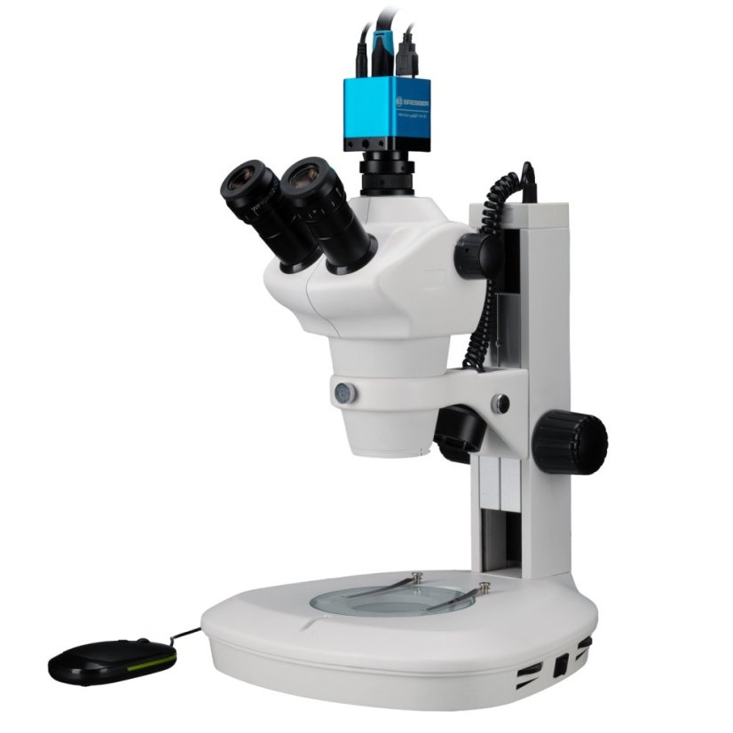 Mikroskop Bresser Science ETD 201 8x-50x + kamera MikroCam MINI Full HD HDMI
