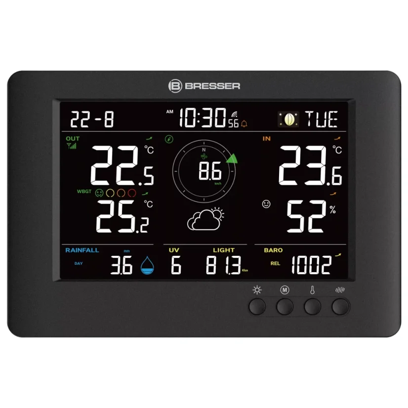 BRESSER 8-in-1 ClearViewTB meteostanice
