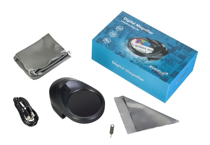 Digitální lupa Levenhuk ERGO 30 (5x, 6x, 8x, 10x)