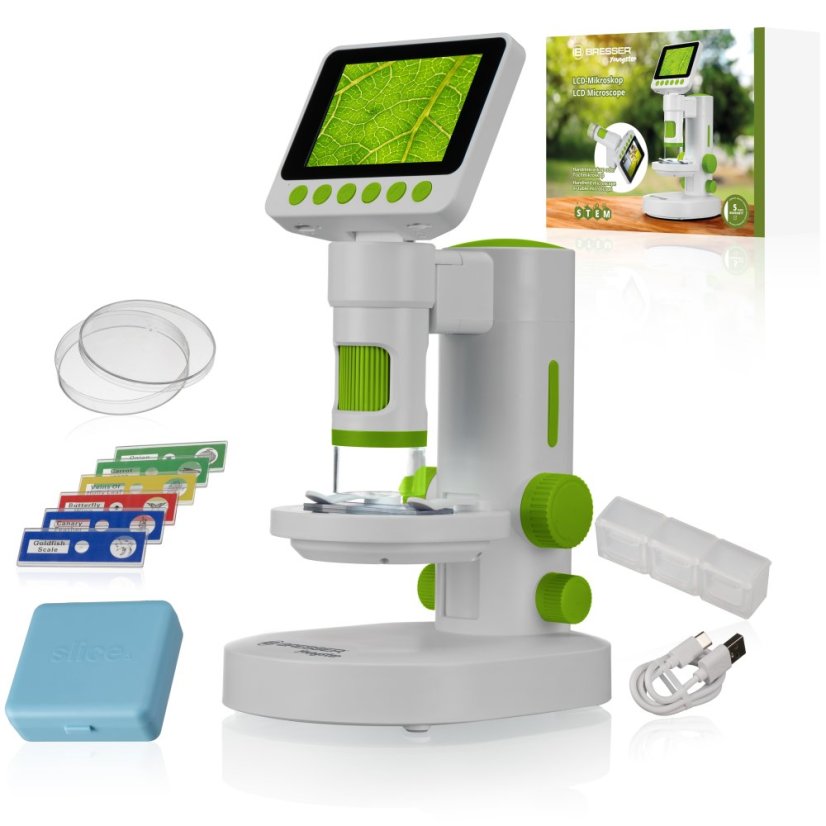 BRESSER YOUNGSTER dětský digitální mikroskop 3,5" LCD