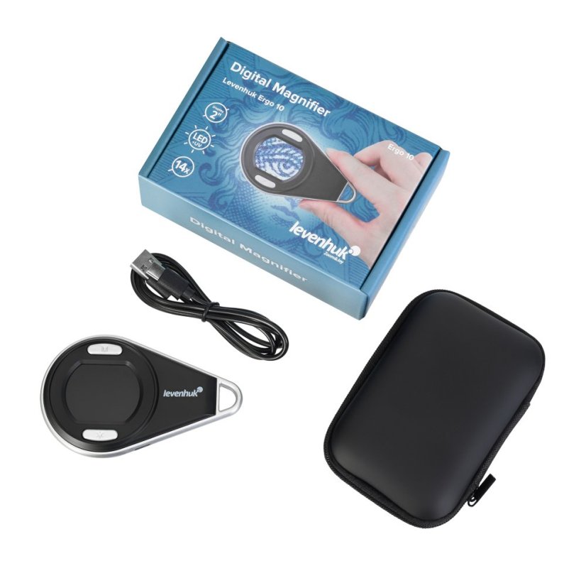Digitální lupa Levenhuk ERGO 10 (5x, 9x, 14x)