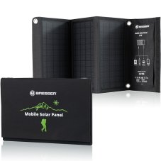 BRESSER Mobile Solar Charger 21 Watt - USB a DC output