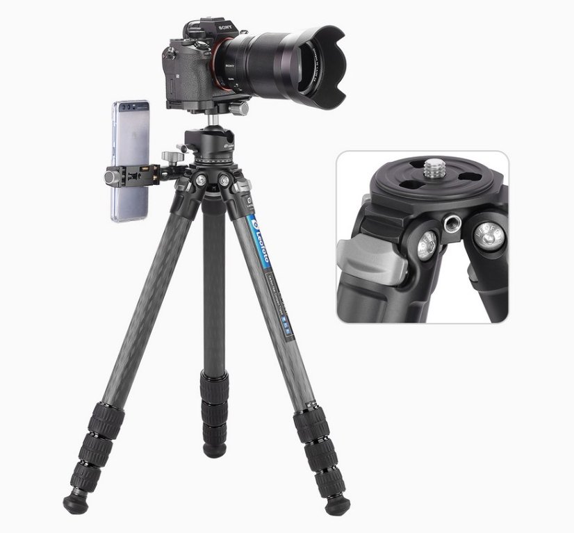 Leofoto - karbonový stativ Ranger LS-284 + kulová hlava LH-30 (10kg/160cm)