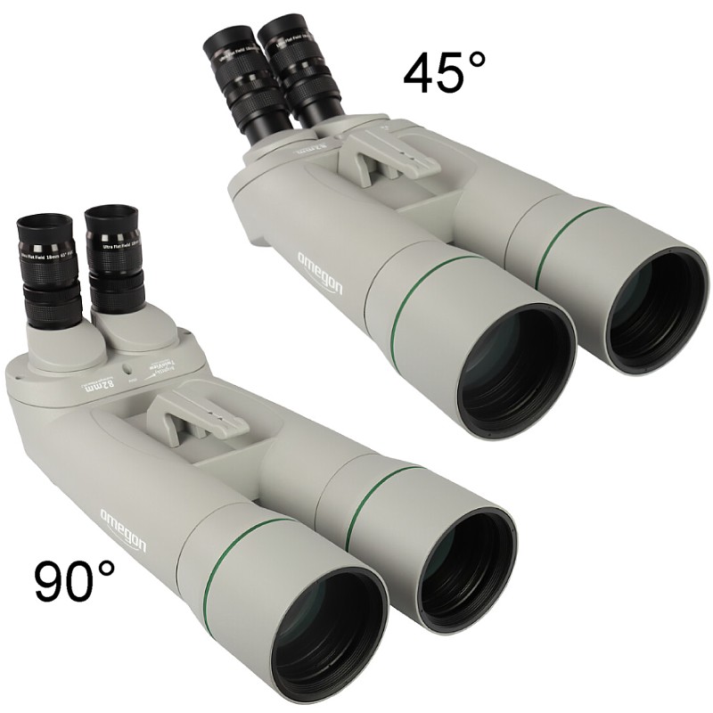 Binokulární dalekohledy Omegon Brightsky 26x82 45° a 90°