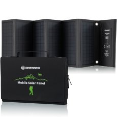 BRESSER Mobile Solar Charger 40 Watt - USB a DC output