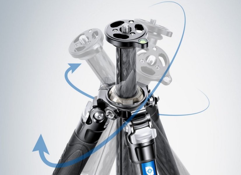 Leofoto - karbonový stativ Manba LV-323C (15kg/165cm)