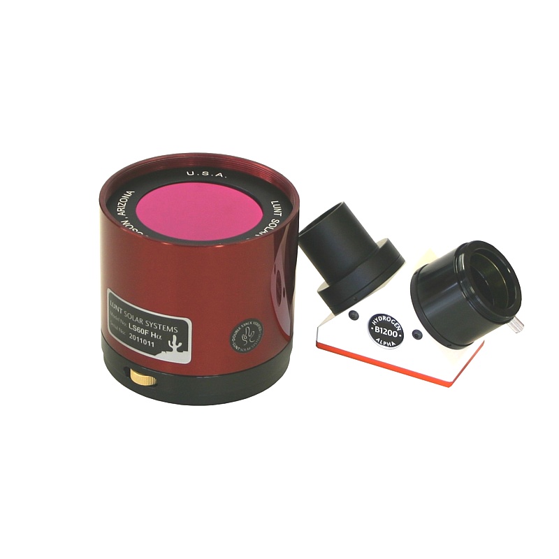 LUNT LS60FHa H-alfa + blokační filtr B1200mm 1,25"/1,25" diagonal 90°