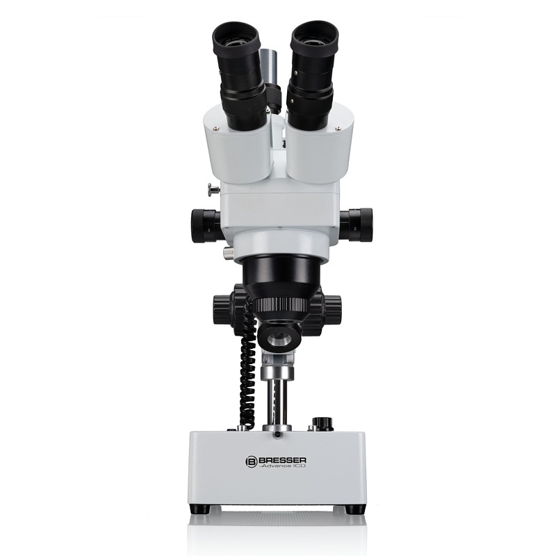 Mikroskop Bresser Advance ICD 10x-160x, LED, duální ostření