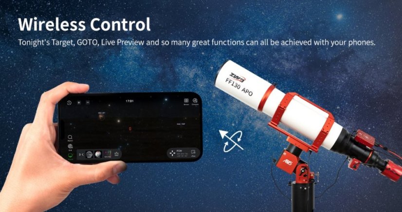 ZWO AM5 N Harmonic EQ/AZ Montáž s harmonickou převodovkou GEN.II