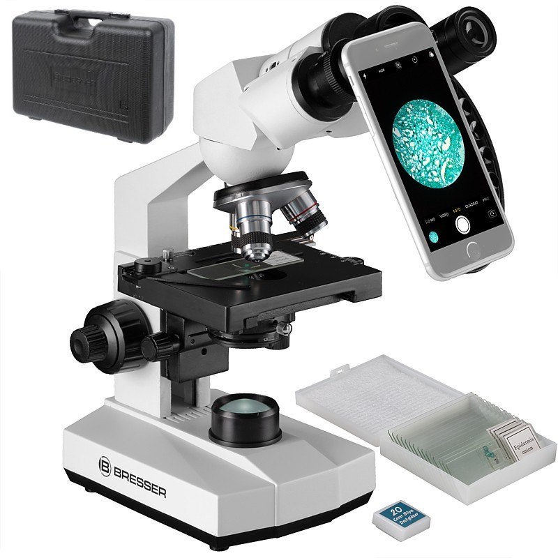 Bresser Erudit Basic Bino 40x - 400x + kufřík