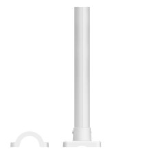 Nosná tyč a montážní materiál (A) pro meteostanice