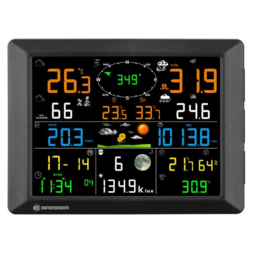 BRESSER 7-in-1 LoRa Home Weather Station Terral