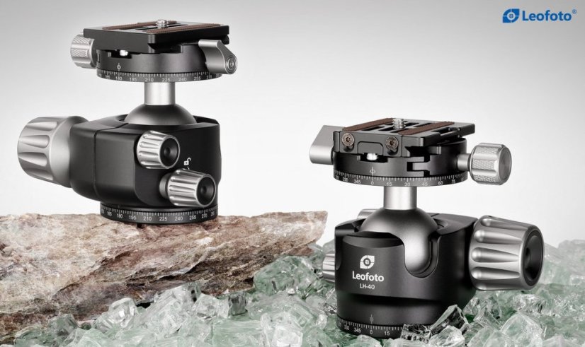 Leofoto - kulová hlava LH-40R + NP-60 (20kg) dual panorama