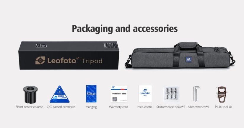 Leofoto - karbonový stativ Mr.O LO-324C (15kg/163cm)