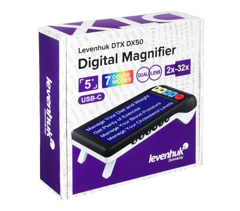 Levenhuk digitální lupa DTX DX 50 (2x,4x, 8x, 16x, 32x)