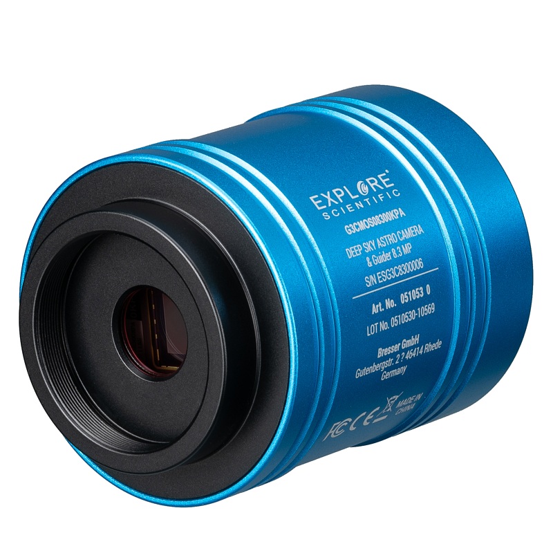 EXPLORE SCIENTIFIC 4K Planetary & Deep Sky Astro Camera & Guider 8,3 MP