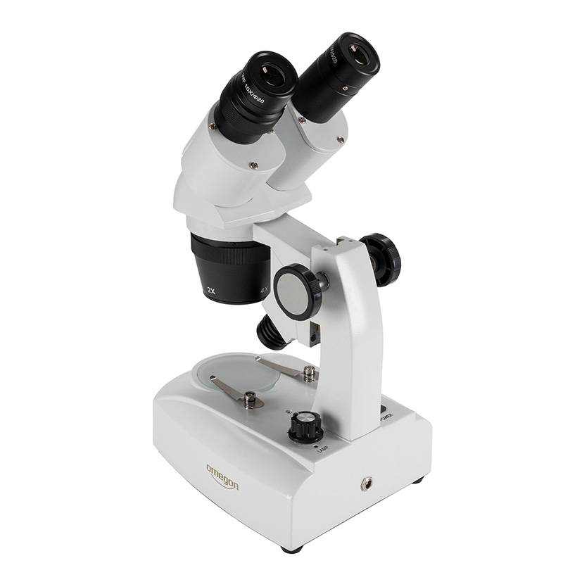 Omegon StereoView mikroskop 20x, 40x, 80x LED