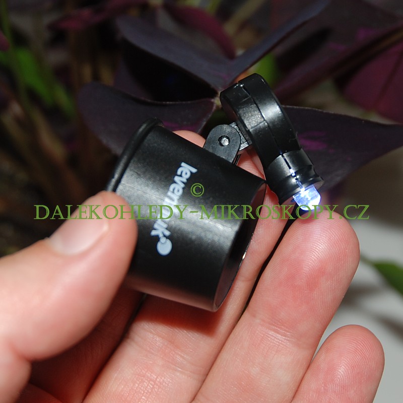 Levenhuk ZenoGem M3 6x25mm - hodinářská lupa s LED