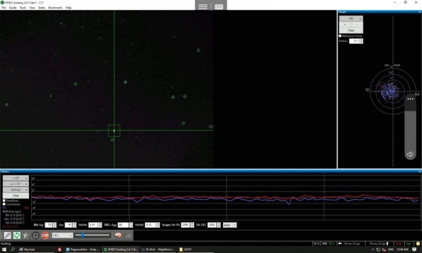 PegasusAstro NYX-101 montáž s harmonickým převodem