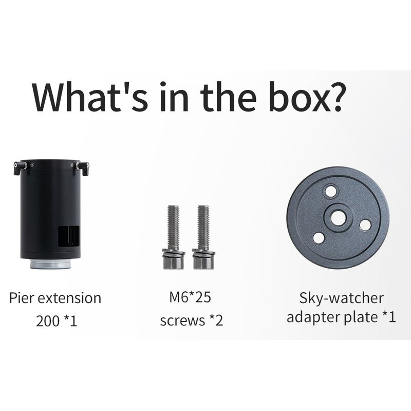 ZWO nástavec PE200 ke stativu TC40 pro montáž AM5