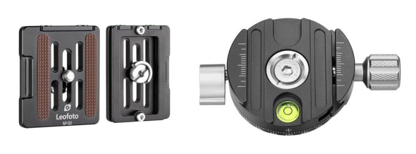 Leofoto - kulová hlava LH-30R + NP-50 (15kg) dual panorama